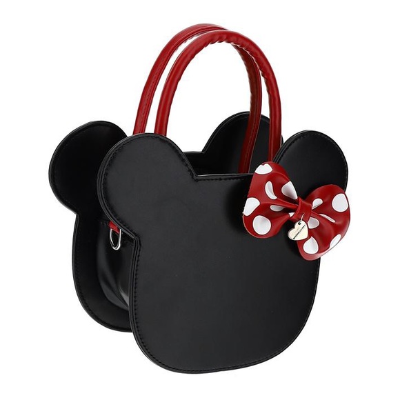 MONNALISA MINNIE MOUSE FAUX LEATHER HANDBAG - Picture 2 of 4
